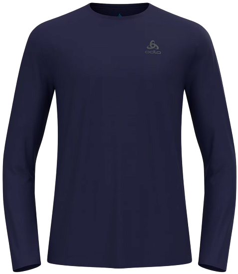 Лонгслив мужской Odlo Zeroweight Chill-Tec Crew Neck LS Eclipse - Фото 1 большая