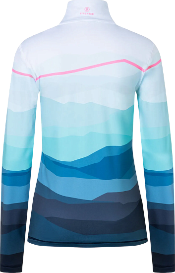 Лонгслив женский Bogner Fire+Ice Ilvy3 Blue - Фото 2 большая