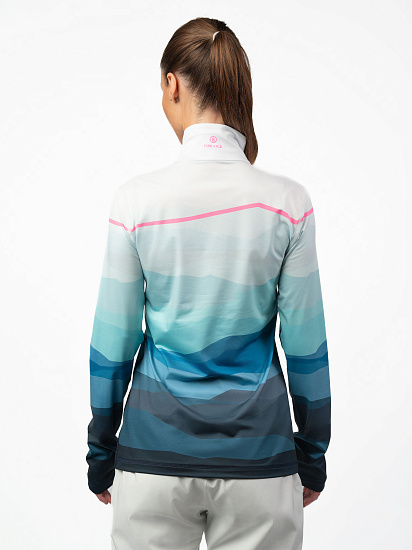 Лонгслив женский Bogner Fire+Ice Ilvy3 Blue - Фото 4 большая