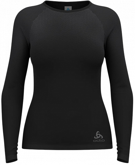 Лонгслив женский Odlo Performance Light BL Top Crew Neck Black - Фото 1 большая