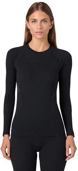 Лонгслив женский UYN Cashmere Biotech Uw Ls Black - Фото 3 большая