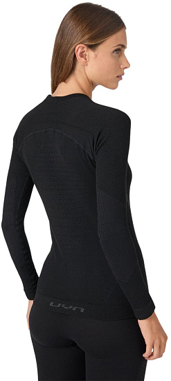 Лонгслив женский UYN Cashmere Biotech Uw Ls Black - Фото 4 большая