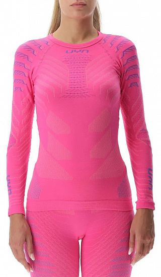 Лонгслив женский UYN Resilyon Uw Round Neck Magenta/Pink - Фото 1 большая