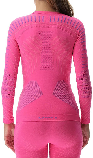 Лонгслив женский UYN Resilyon Uw Round Neck Magenta/Pink - Фото 2 большая