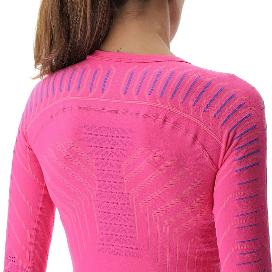 Лонгслив женский UYN Resilyon Uw Round Neck Magenta/Pink - Фото 5 большая