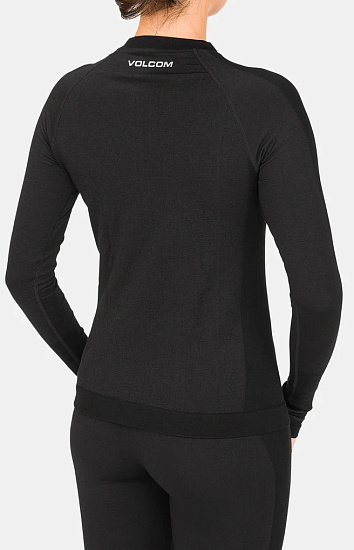 Лонгслив женский Volcom Engineered Black - Фото 2 большая