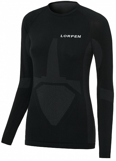 Лонгслив женский Lorpen Munia Black - Фото 1 большая