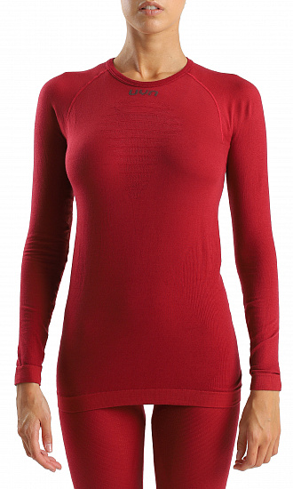 Лонгслив женский UYN Energyon Biotech Uw Sofisticated Red - Фото 1 большая