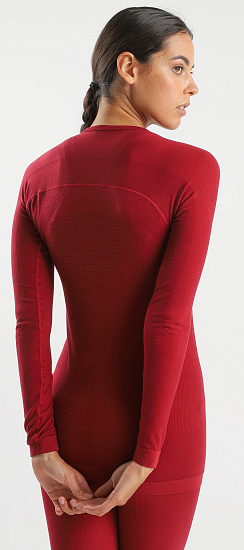 Лонгслив женский UYN Energyon Biotech Uw Sofisticated Red - Фото 6 большая