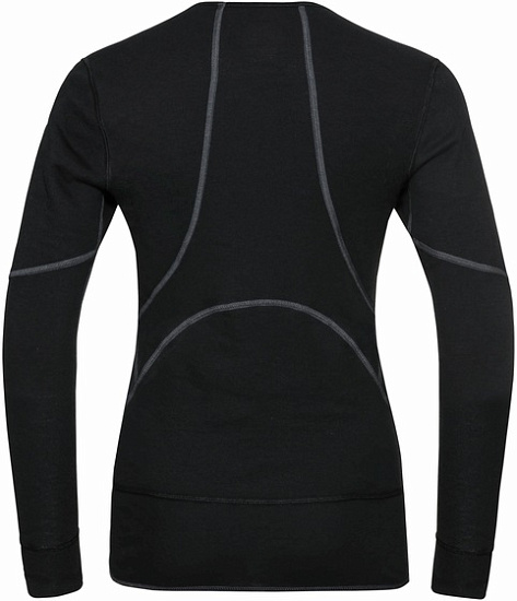 Лонгслив женский Odlo Active X-Warm Eco Black - Фото 2 большая