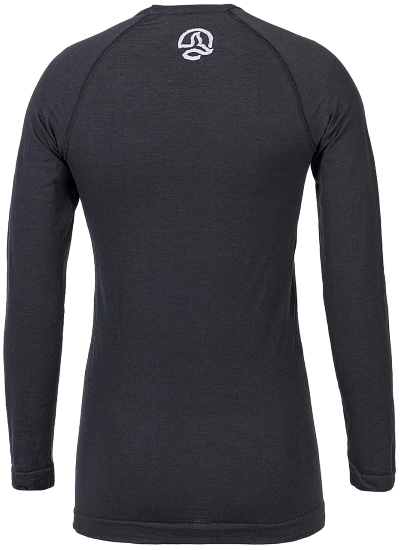 Лонгслив женский Ternua Nore Whales Grey - Фото 2 большая