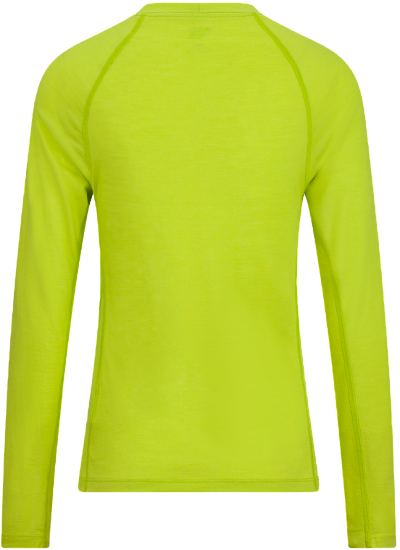 Лонгслив женский CEP C845MW Core Run Merino Base Layer Lime - Фото 3 большая