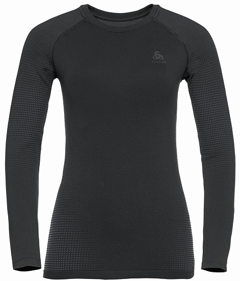 Футболка женская Odlo Performance Warm Eco Black - Фото 1 большая