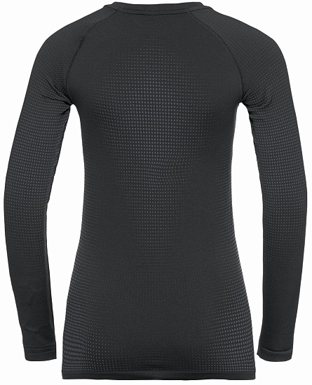 Футболка женская Odlo Performance Warm Eco Black - Фото 2 большая