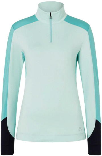 Лонгслив женский Bogner Fire+Ice Mirna Mint/Black - Фото 1 большая