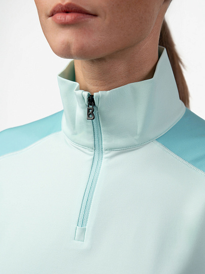 Лонгслив женский Bogner Fire+Ice Mirna Mint/Black - Фото 6 большая