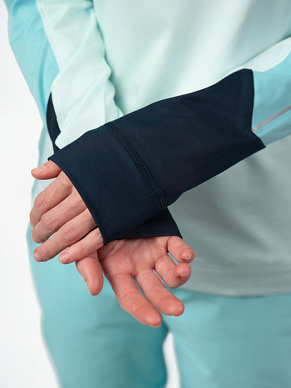 Лонгслив женский Bogner Fire+Ice Mirna Mint/Black - Фото 7 большая