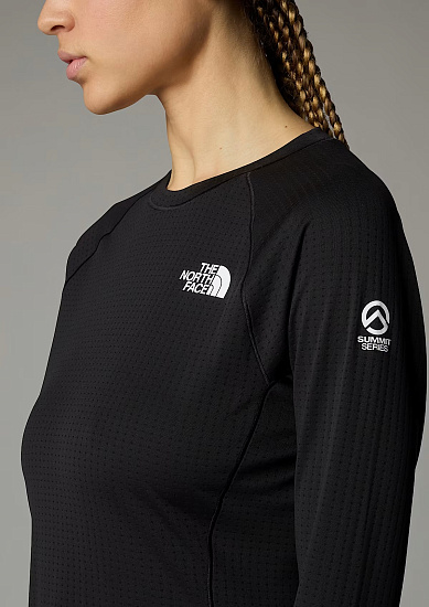 Лонгслив женский The North Face Summit Pro 120 Crew Tnf Black - Фото 5 большая