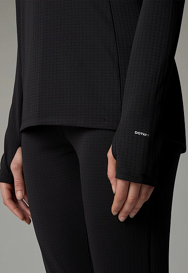 Лонгслив женский The North Face Summit Pro 120 Crew Tnf Black - Фото 6 большая