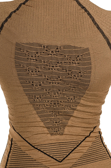 Лонгслив женский X-Bionic Radiactor 4.0 Gold/Black - Фото 6 большая