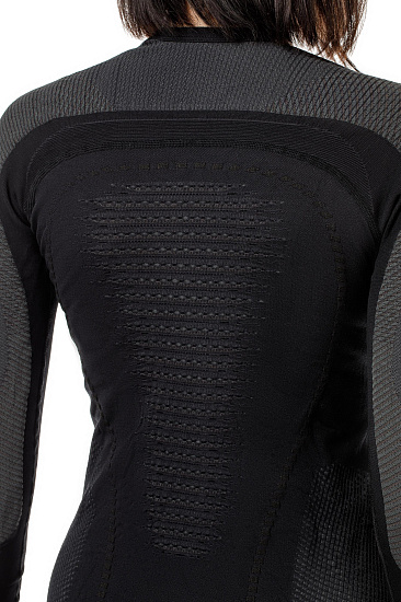 Лонгслив женский UYN Ambityon Uw Blackboard/Anthracite/White - Фото 8 большая