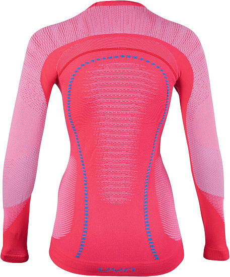 Лонгслив женский UYN Ambityon Uw Geranium/Pearl Grey/Atlantic - Фото 2 большая