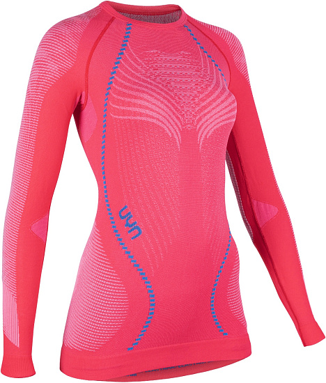 Лонгслив женский UYN Ambityon Uw Geranium/Pearl Grey/Atlantic - Фото 3 большая