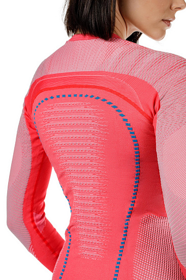 Лонгслив женский UYN Ambityon Uw Geranium/Pearl Grey/Atlantic - Фото 6 большая