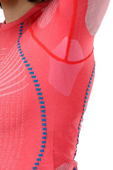 Лонгслив женский UYN Ambityon Uw Geranium/Pearl Grey/Atlantic - Фото 7 большая