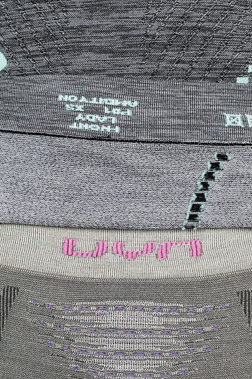 Лонгслив женский UYN Ambityon Uw Turtleneck Black Melange/Pink/Aqua - Фото 8 большая