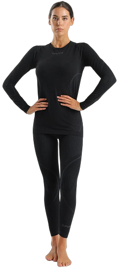 Лонгслив женский UYN Evolutyon Biotech Uw Black - Фото 3 большая