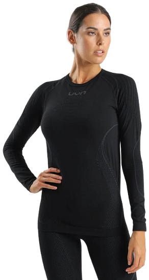 Лонгслив женский UYN Evolutyon Biotech Uw Black - Фото 4 большая