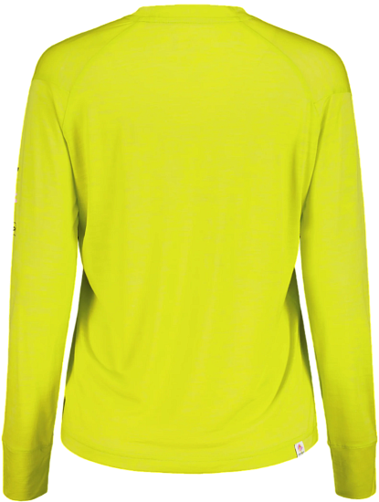 Лонгслив женский Maloja TjeldM Lemongrass - Фото 2 большая