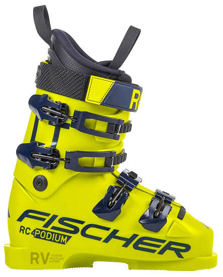 Горнолыжные ботинки Fischer RC4 Podium LT 90 Yellow/Yellow - Фото 1 большая