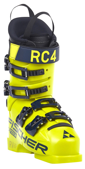Горнолыжные ботинки Fischer RC4 Podium LT 90 Yellow/Yellow - Фото 2 большая