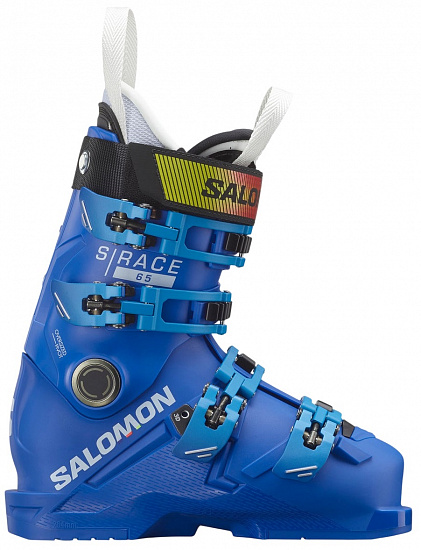 Горнолыжные ботинки детские Salomon S/Race 65 Race Blue/White/Process Blue - Фото 1 большая