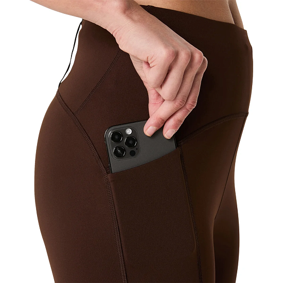 Шорты женские ASICS Road High Waist 8in Sprinter Dark Currant - Фото 4 большая