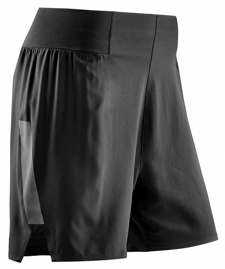 Шорты женские CEP C451W Run Loose Fit 5-in Black - Фото 1 большая