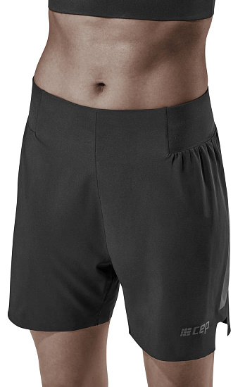 Шорты женские CEP C451W Run Loose Fit 5-in Black - Фото 3 большая