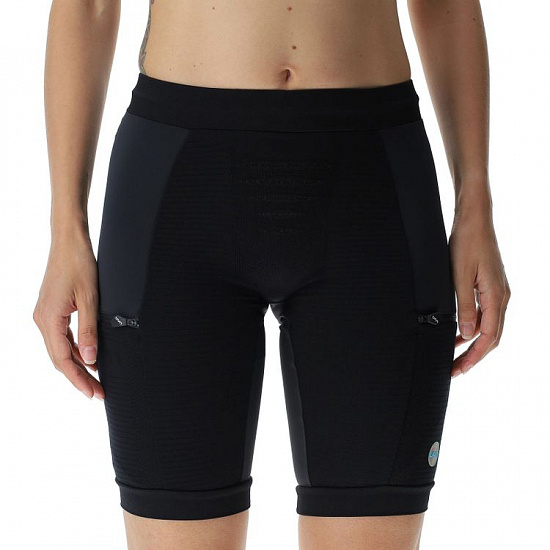 Шорты женские UYN Strides Running Ow Black/Black - Фото 1 большая