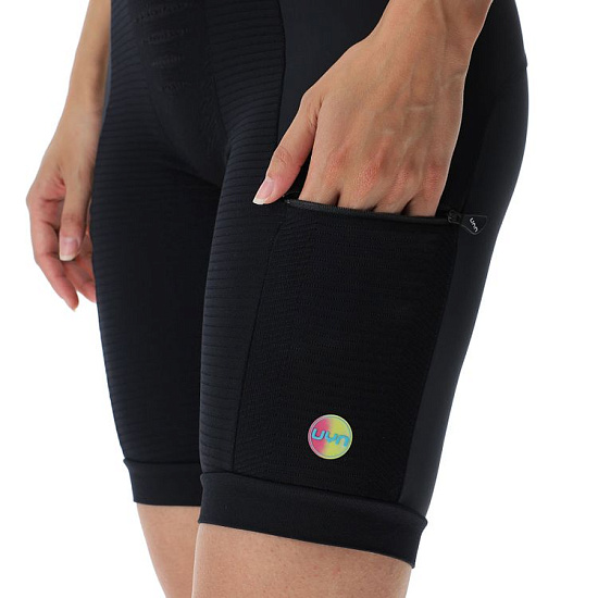 Шорты женские UYN Strides Running Ow Black/Black - Фото 6 большая