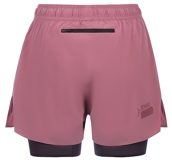 Шорты женские UGLOW Speed Aero 5 Elevate Nostalgia Rose - Фото 2 большая