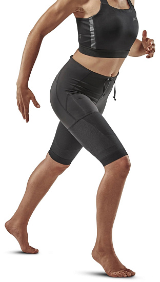 Шорты женские CEP CU41W Compression Black - Фото 3 большая
