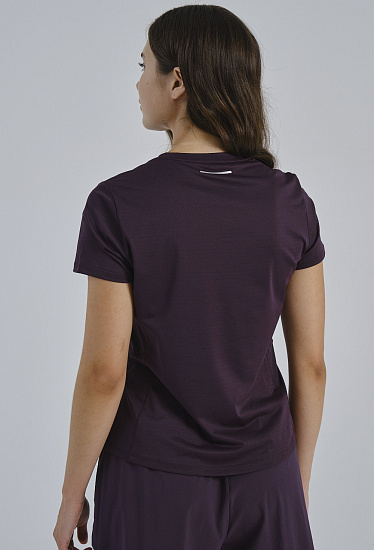 Футболка женская Anta Advanced Running Dark Purple - Фото 6 большая