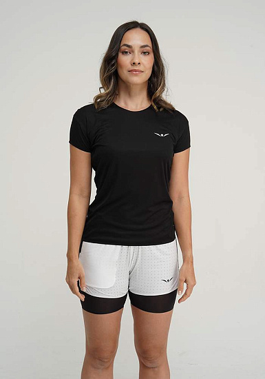 Футболка женская UGLOW Super Light Black - Фото 2 большая