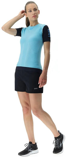 Футболка женская UYN Running Pb42 Ow Blue Radiance/Peacot - Фото 3 большая