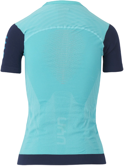 Футболка женская UYN Running Pb42 Ow Blue Radiance/Peacot - Фото 10 большая