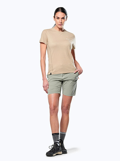 Футболка женская Salewa Puez Dry Quicksand - Фото 3 большая