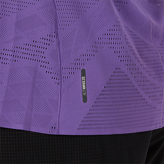 Футболка женская ASICS Metarun Edo Purple - Фото 5 большая