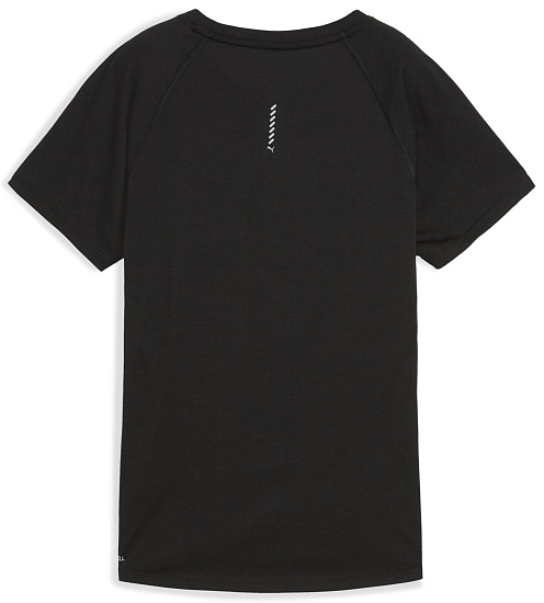 Футболка женская Puma Run Vel Tri-Blend Black - Фото 2 большая
